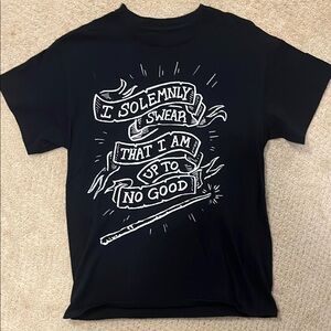 Black Harry Potter T-Shirt official authentic